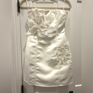 White Fox Boutique White Strapless Mini Dress